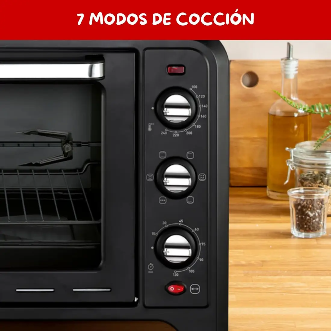 Moulinex Optimo OX4858 - Horno Eléctrico 39L foto 4